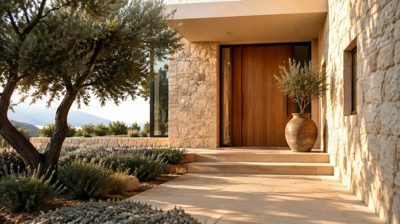 Arquitectura mediterránea contemporánea — imagen conceptual, no obra ejecutada por JEF Projects