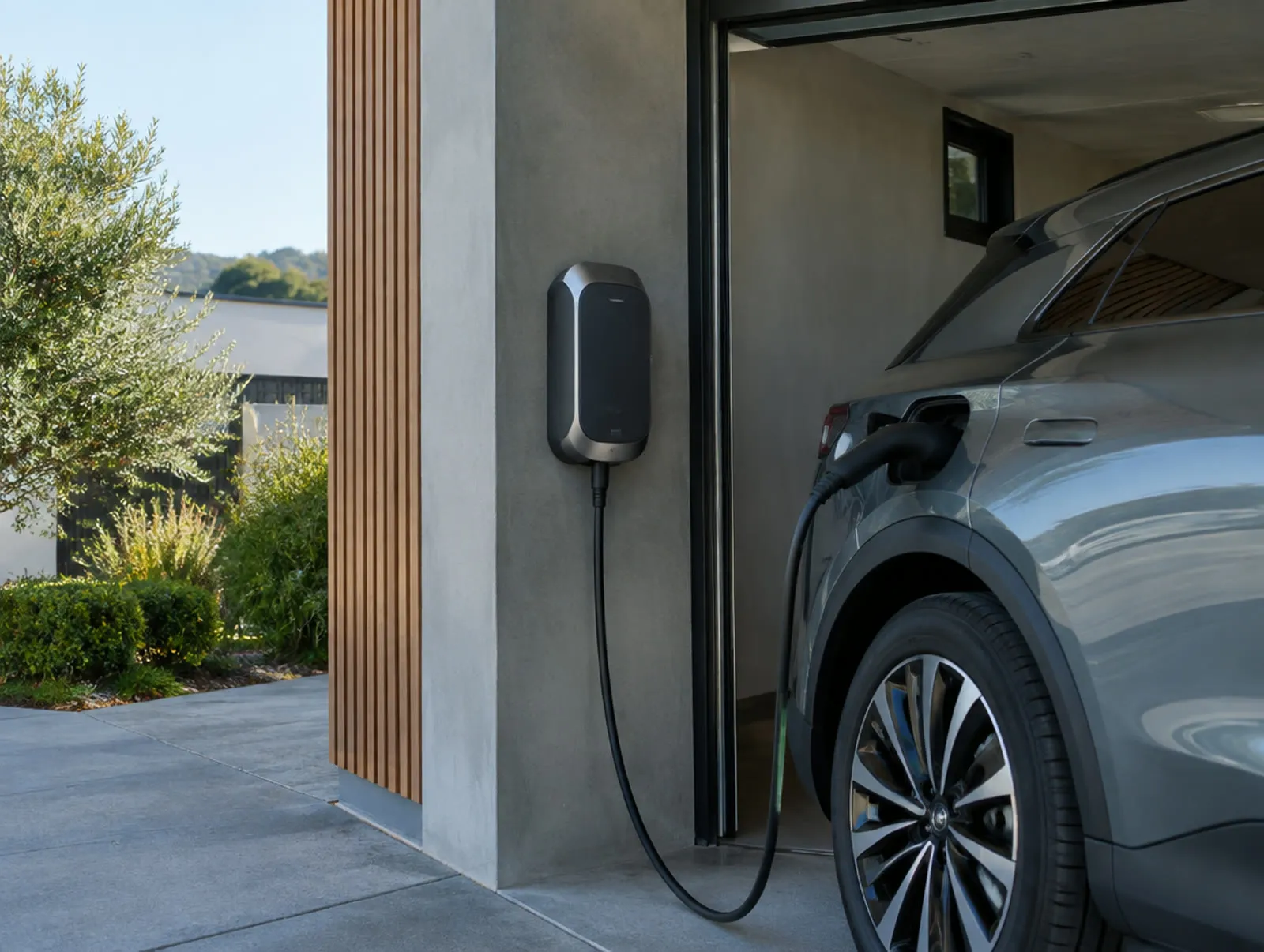 Punto de recarga de vehículo eléctrico